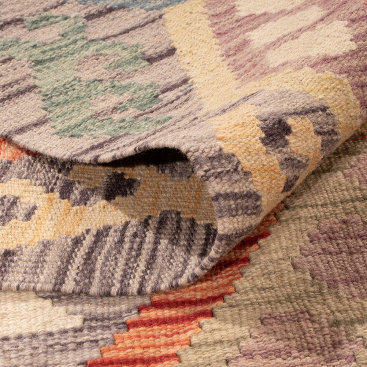 Dywan Kelim - Splash - 296 x 205 cm - wielokolorowy