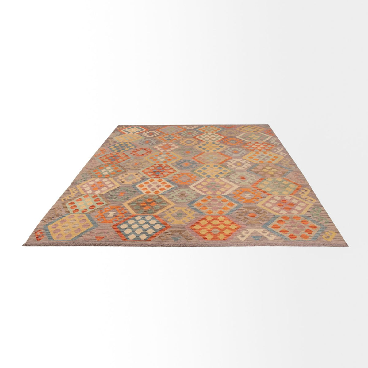 Dywan Kelim - Splash - 296 x 205 cm - wielokolorowy