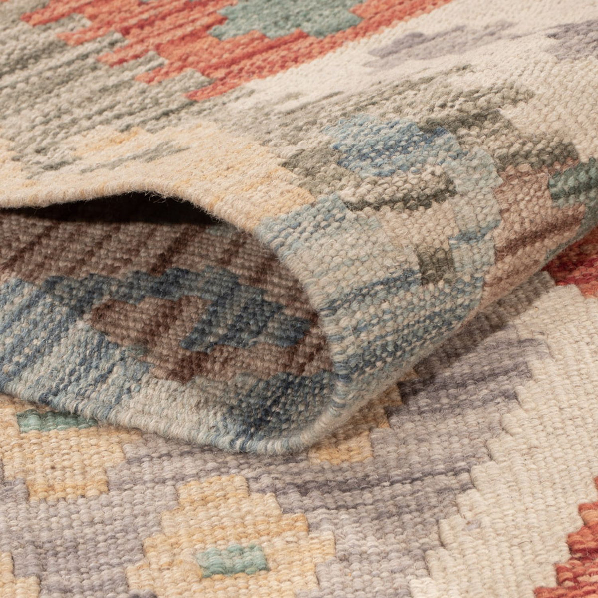 Dywan Kelim - Splash - 187 x 119 cm - wielokolorowy