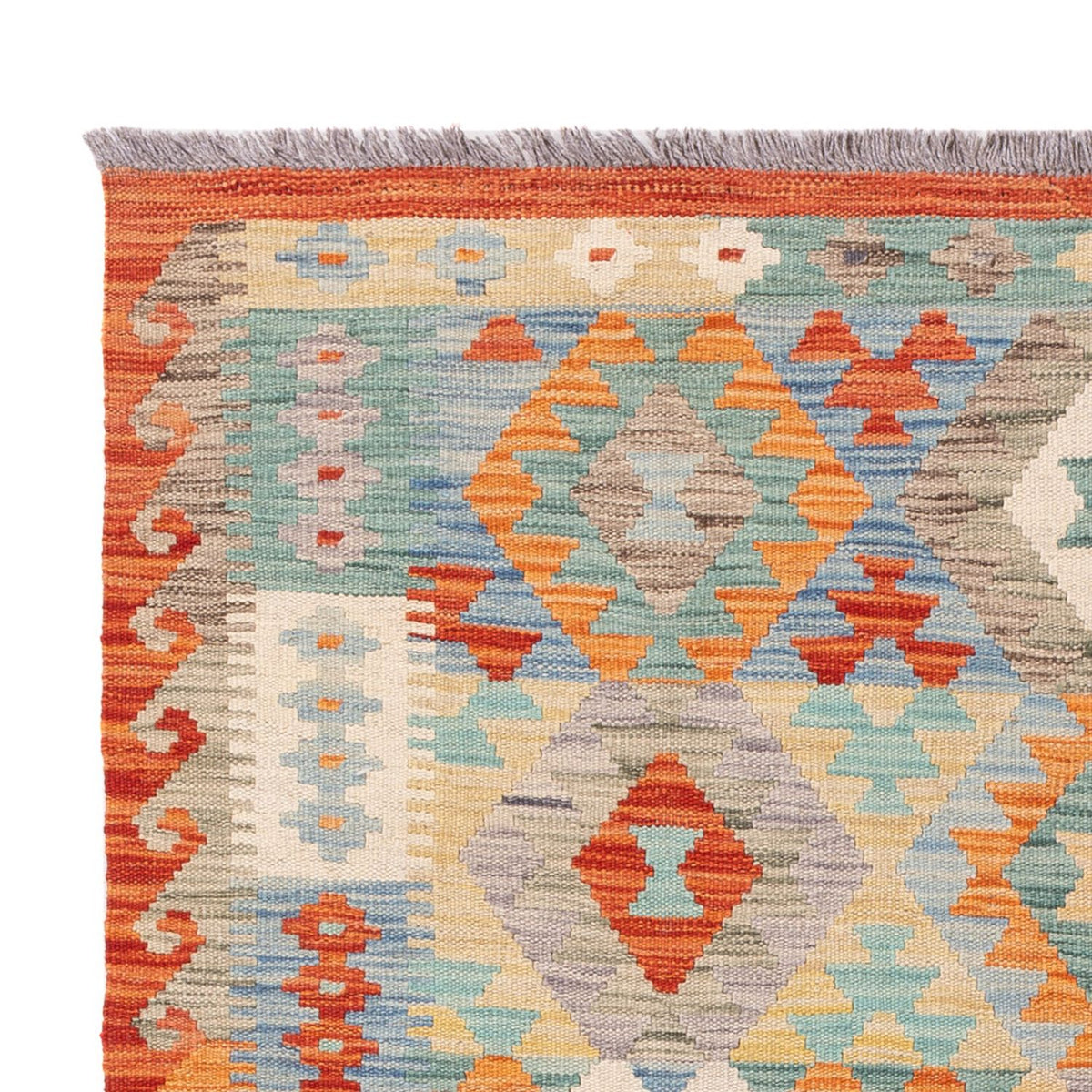 Dywan Kelim - Splash - 187 x 129 cm - wielokolorowy