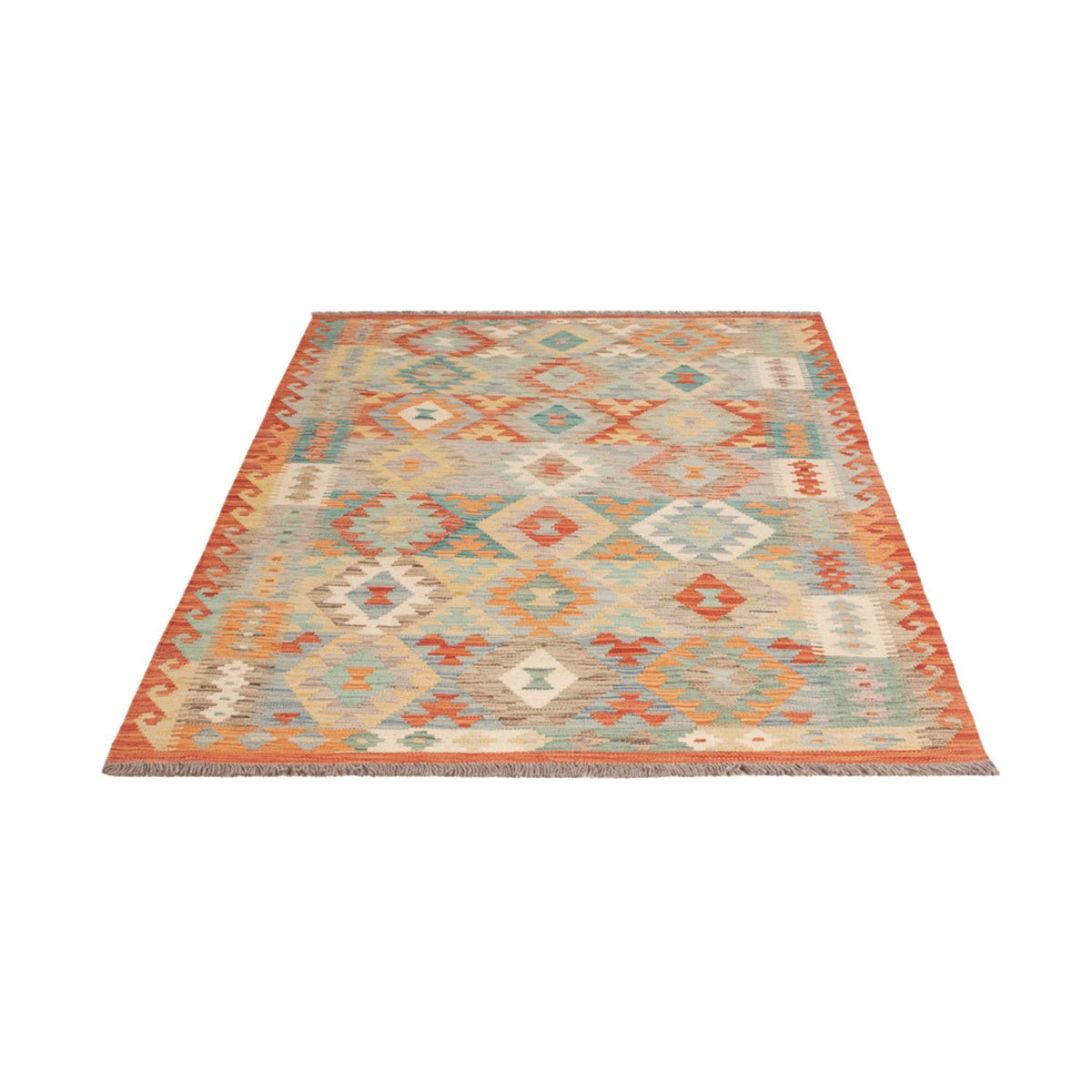 Dywan Kelim - Splash - 187 x 129 cm - wielokolorowy