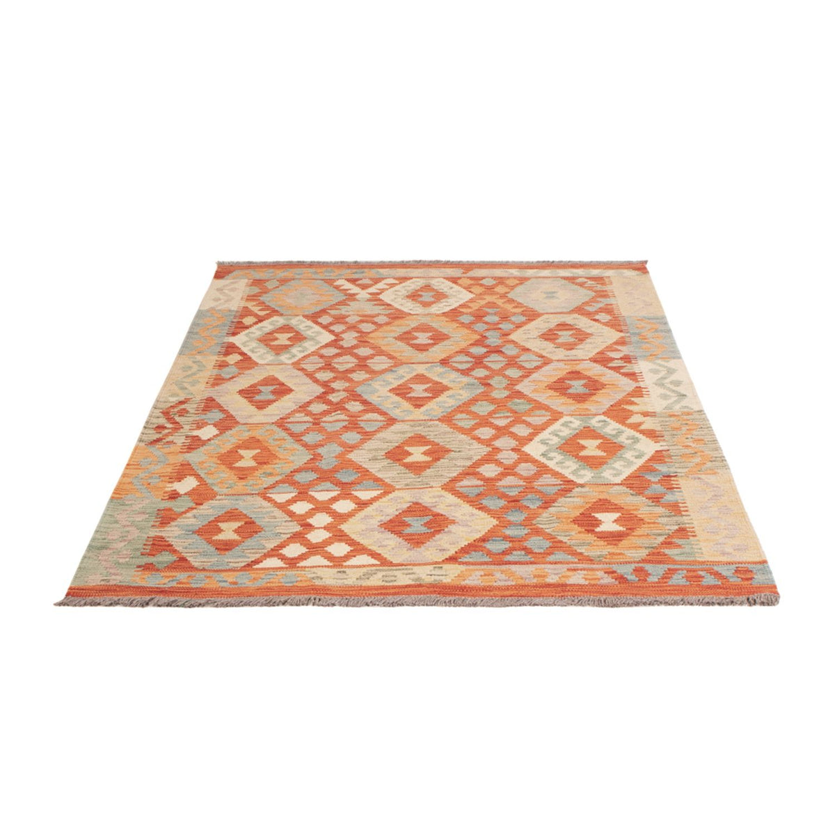 Dywan Kelim - Splash - 176 x 125 cm - wielokolorowy