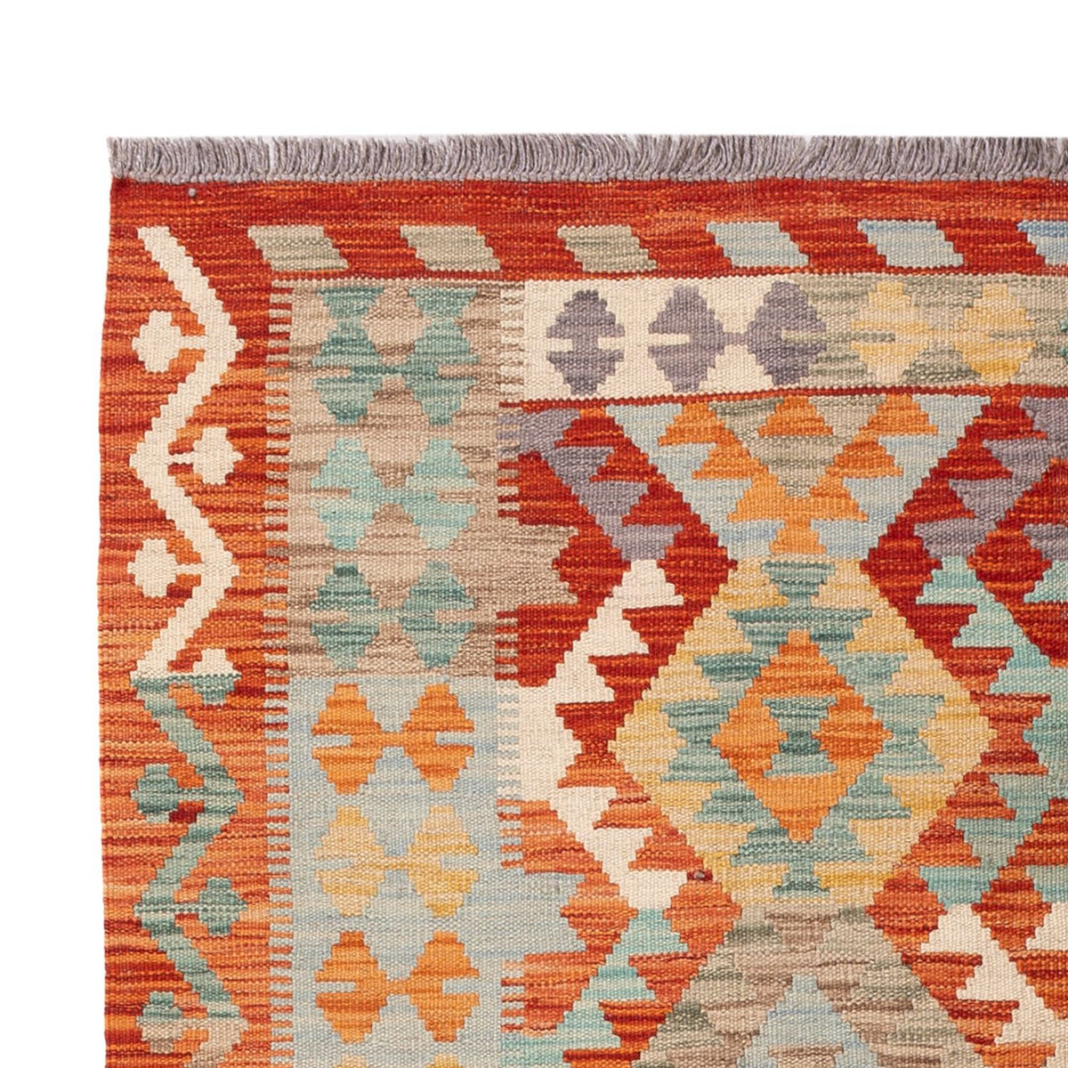 Dywan Kelim - Splash - 171 x 129 cm - wielokolorowy