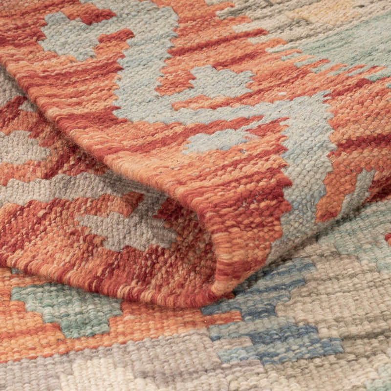 Dywan Kelim - Splash - 191 x 130 cm - wielokolorowy