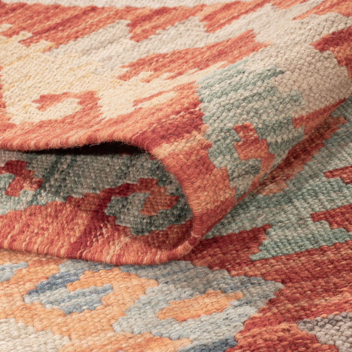 Dywan Kelim - Splash - 169 x 125 cm - wielokolorowy