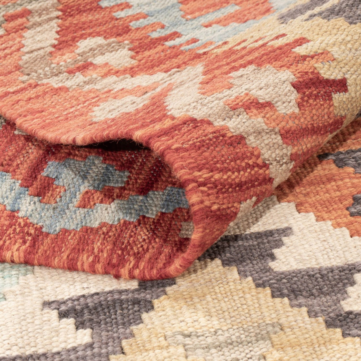 Dywan Kelim - Splash - 181 x 120 cm - wielokolorowy