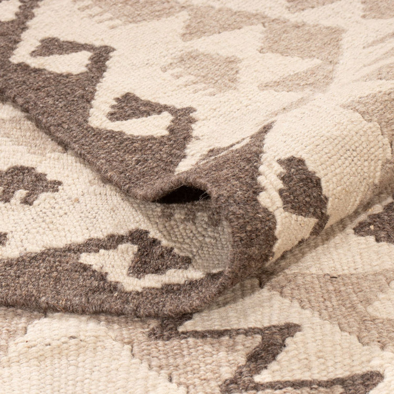 Dywan Kelim - Splash - 290 x 202 cm - jasnoszary