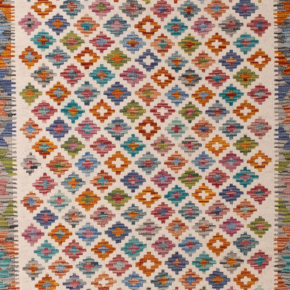 Dywan Kelim - Splash - 301 x 203 cm - wielokolorowy