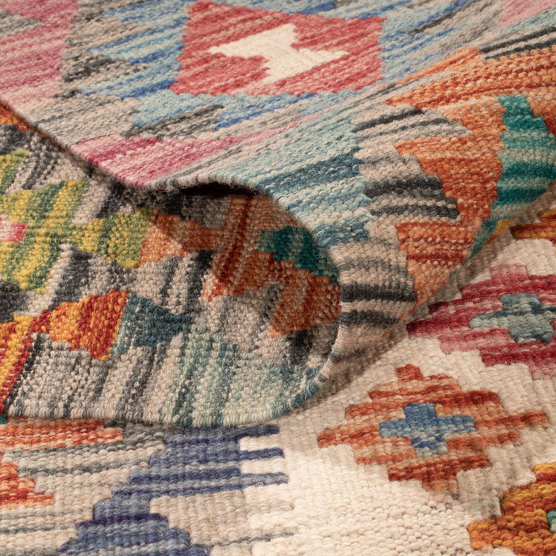 Dywan Kelim - Splash - 301 x 203 cm - wielokolorowy