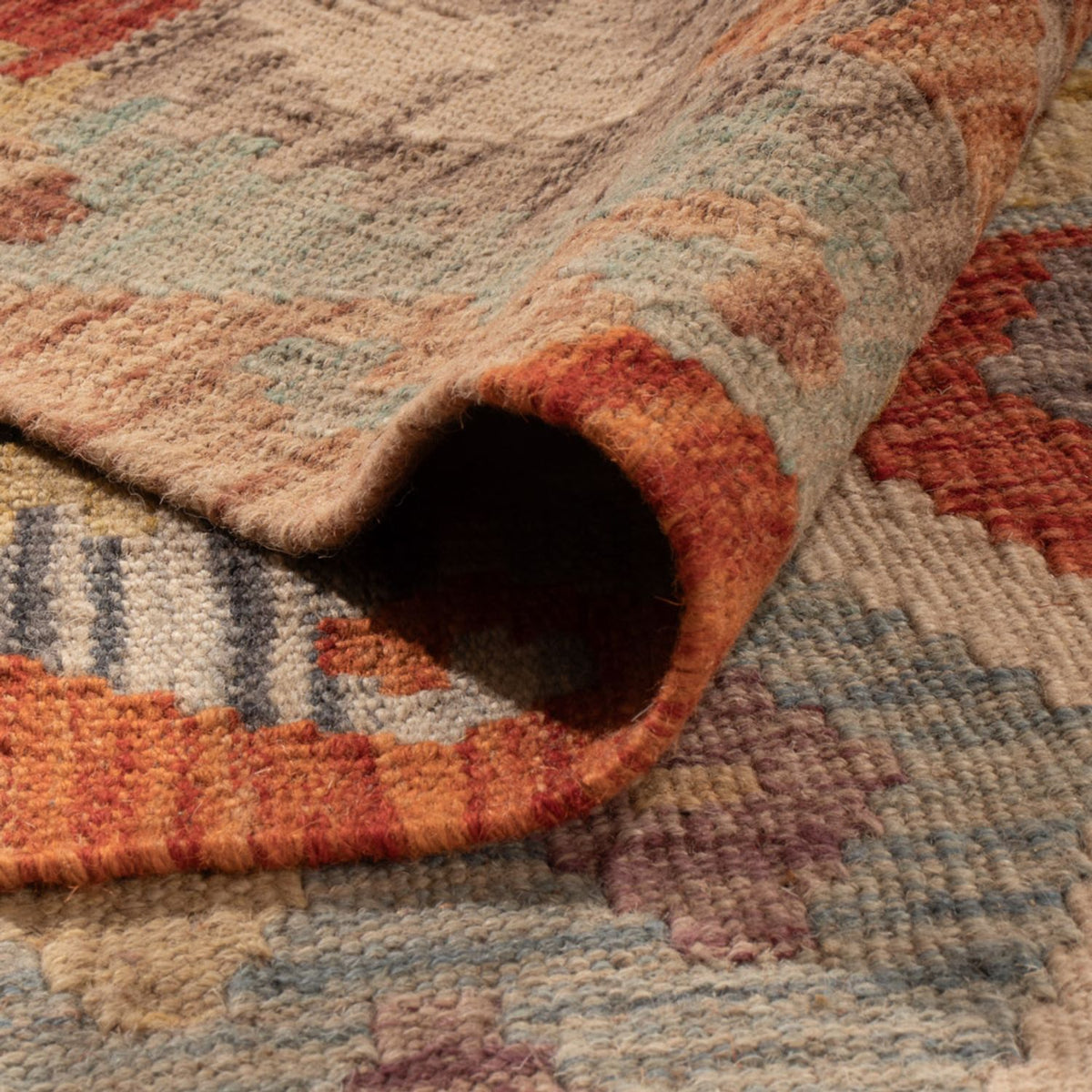 Dywan Kelim - Splash - 305 x 200 cm - wielokolorowy