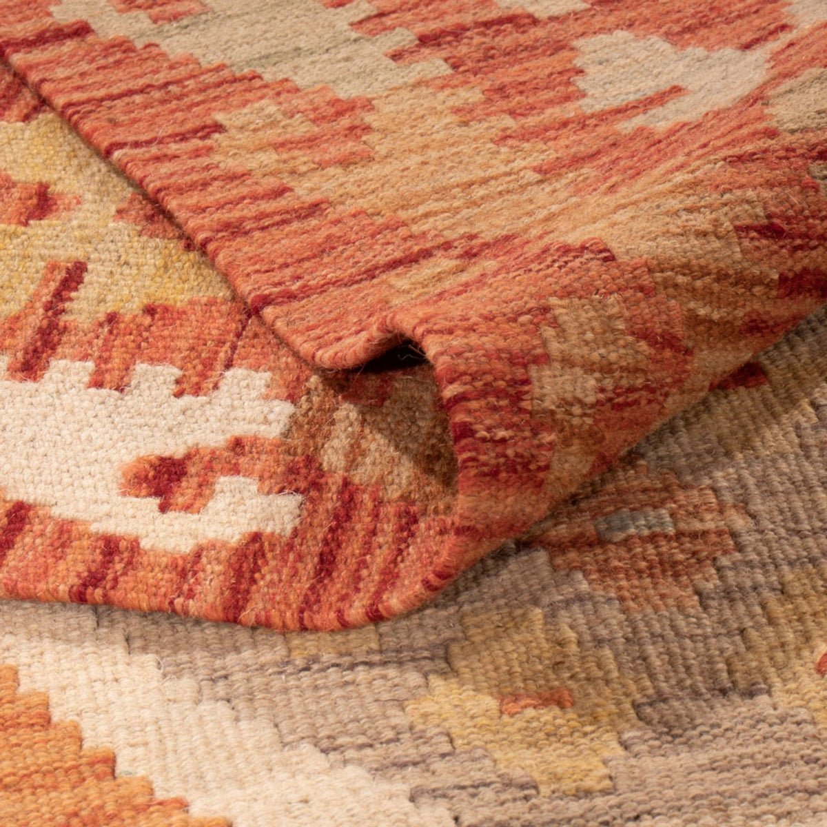 Dywan Kelim - Splash - 298 x 197 cm - wielokolorowy