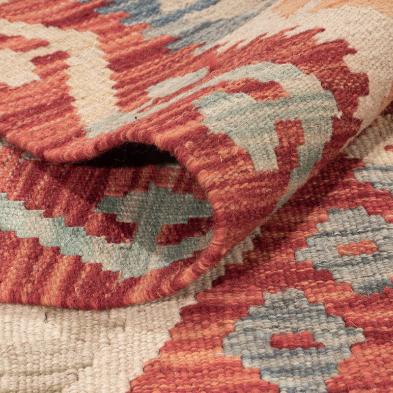 Dywan Kelim - Splash - 201 x 127 cm - wielokolorowy