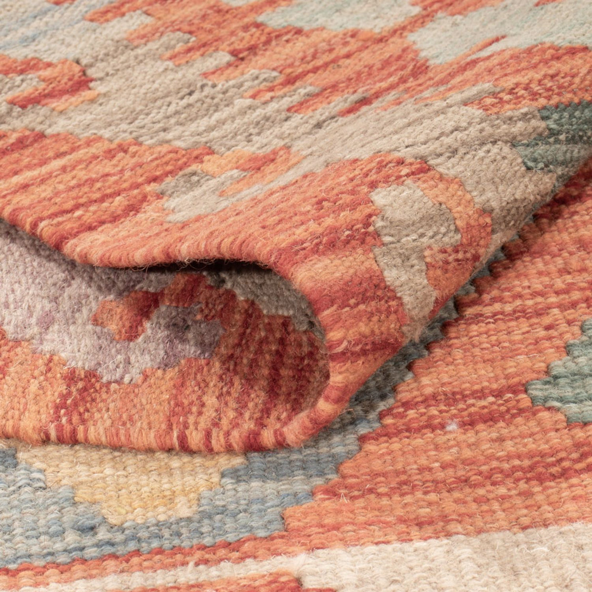 Dywan Kelim - Splash - 182 x 124 cm - wielokolorowy