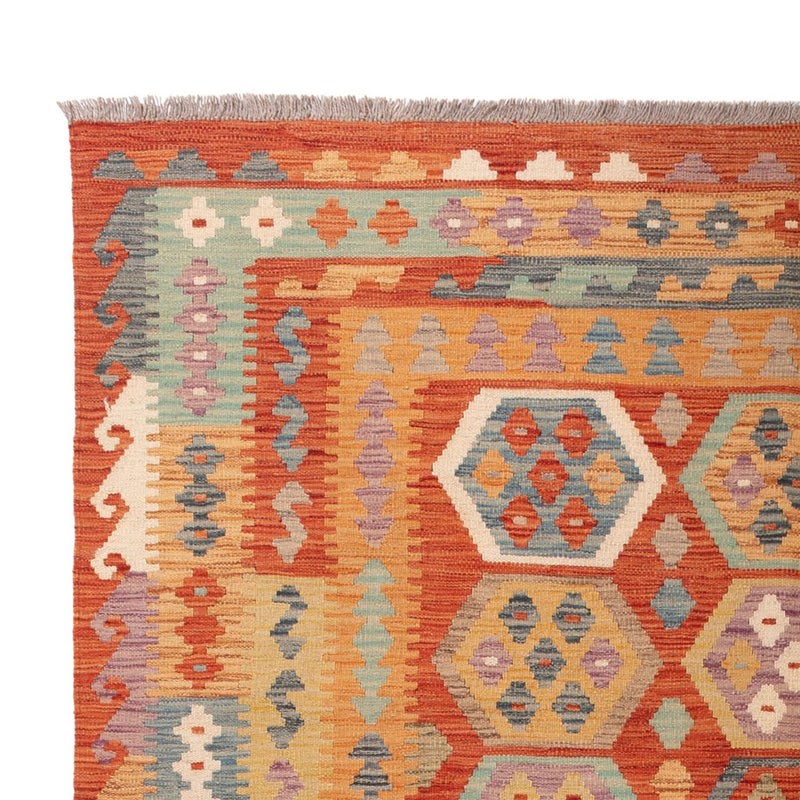 Dywan Kelim - Splash - 295 x 195 cm - wielokolorowy