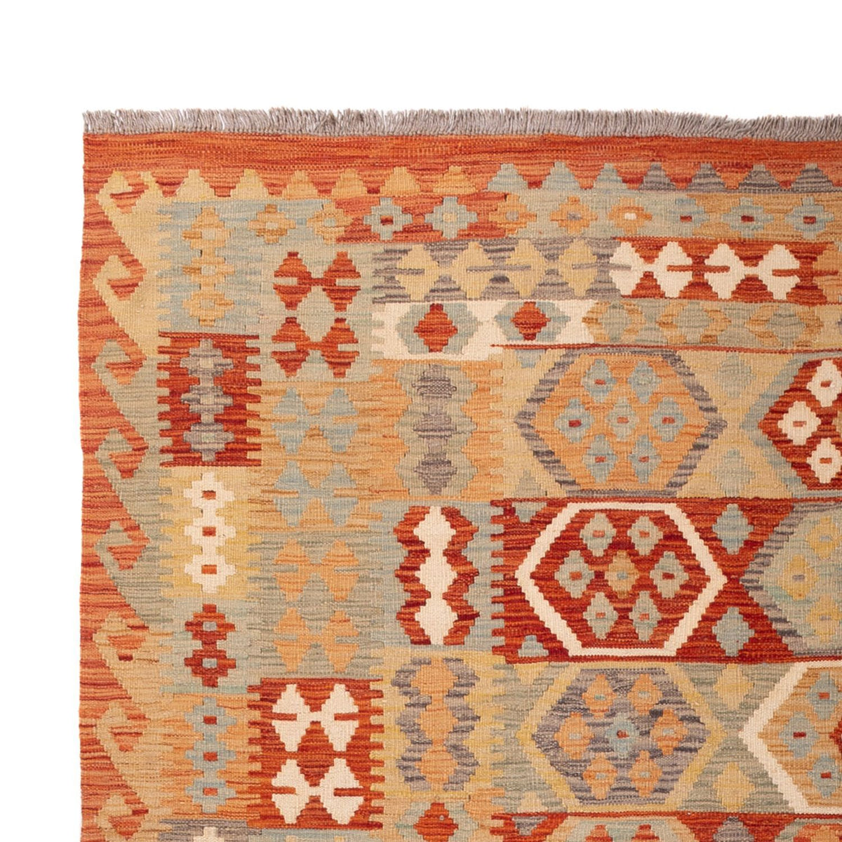 Dywan Kelim - Splash - 306 x 203 cm - wielokolorowy