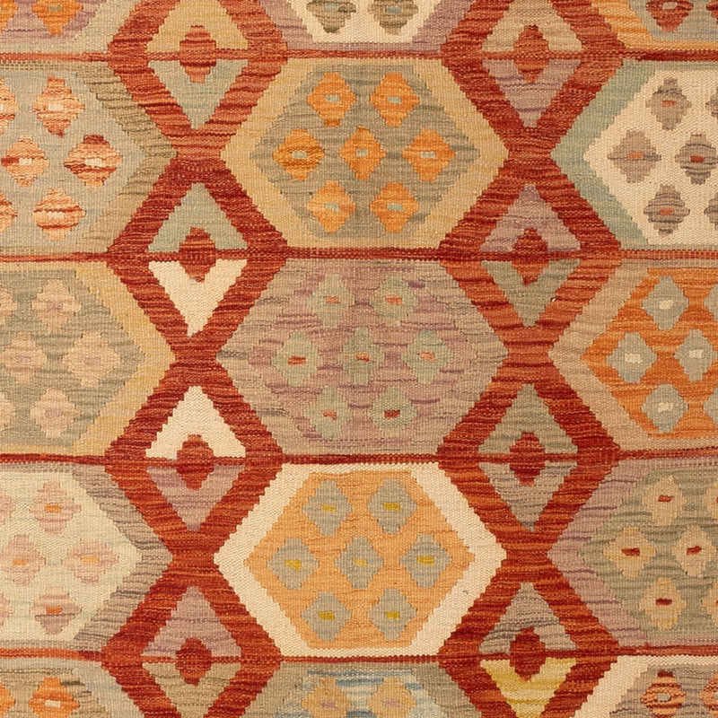 Dywan Kelim - Splash - 302 x 198 cm - wielokolorowy