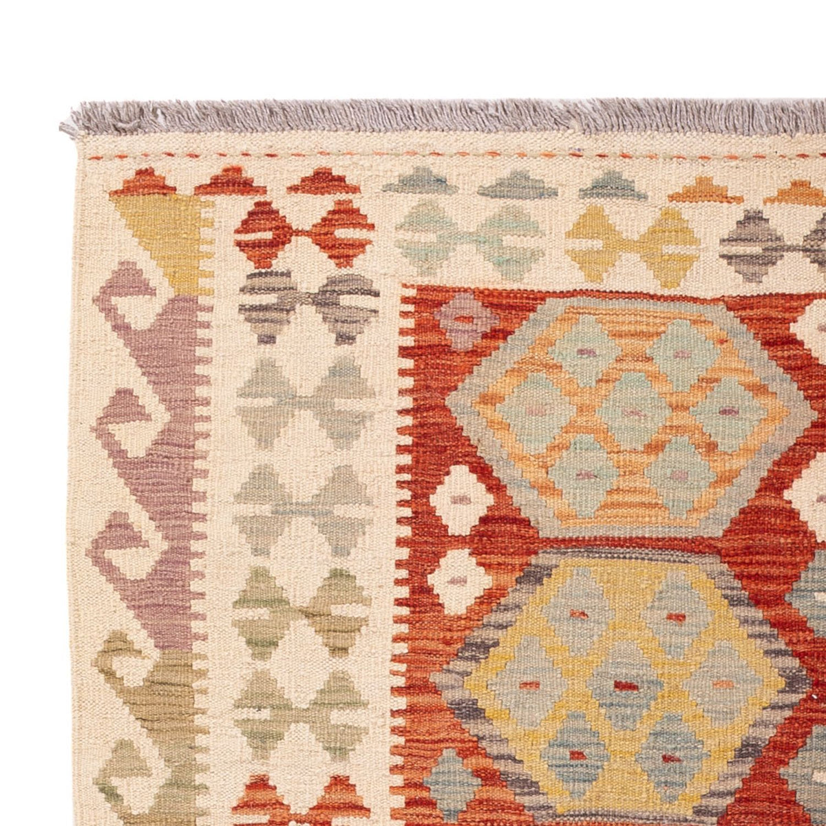 Dywan Kelim - Splash - 184 x 120 cm - wielokolorowy