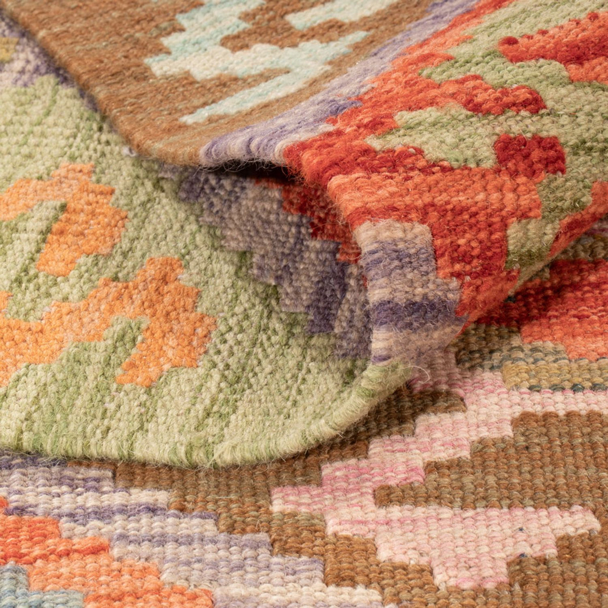 Dywan Kelim - Splash - 292 x 204 cm - wielokolorowy