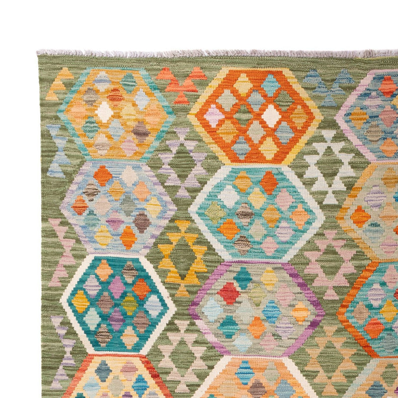 Dywan Kelim - Splash - 299 x 200 cm - wielokolorowy