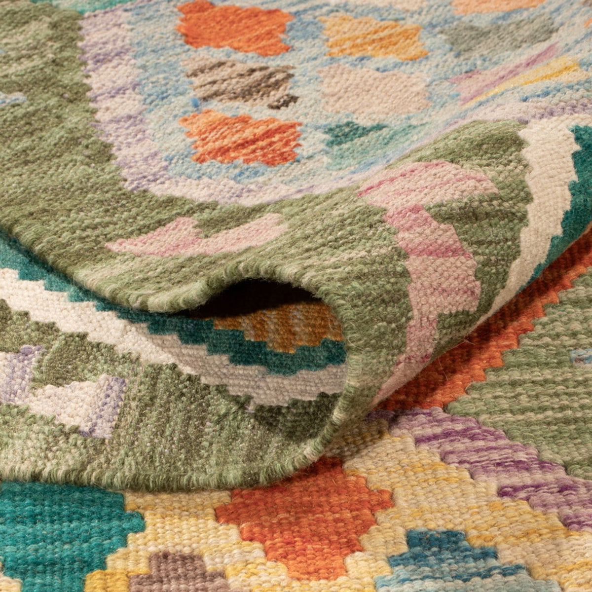 Dywan Kelim - Splash - 299 x 200 cm - wielokolorowy