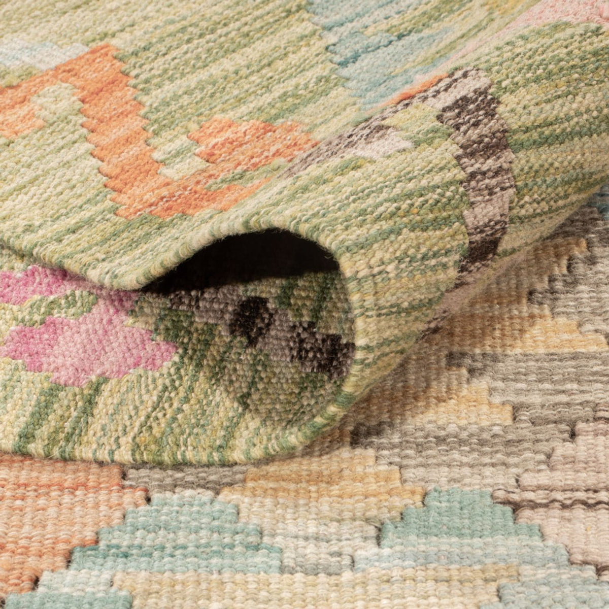 Dywan Kelim - Splash - 181 x 120 cm - wielokolorowy