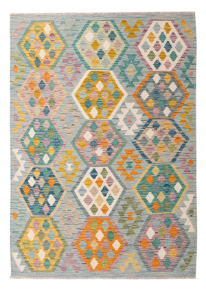 Dywan Kelim - Splash - 177 x 124 cm - wielokolorowy