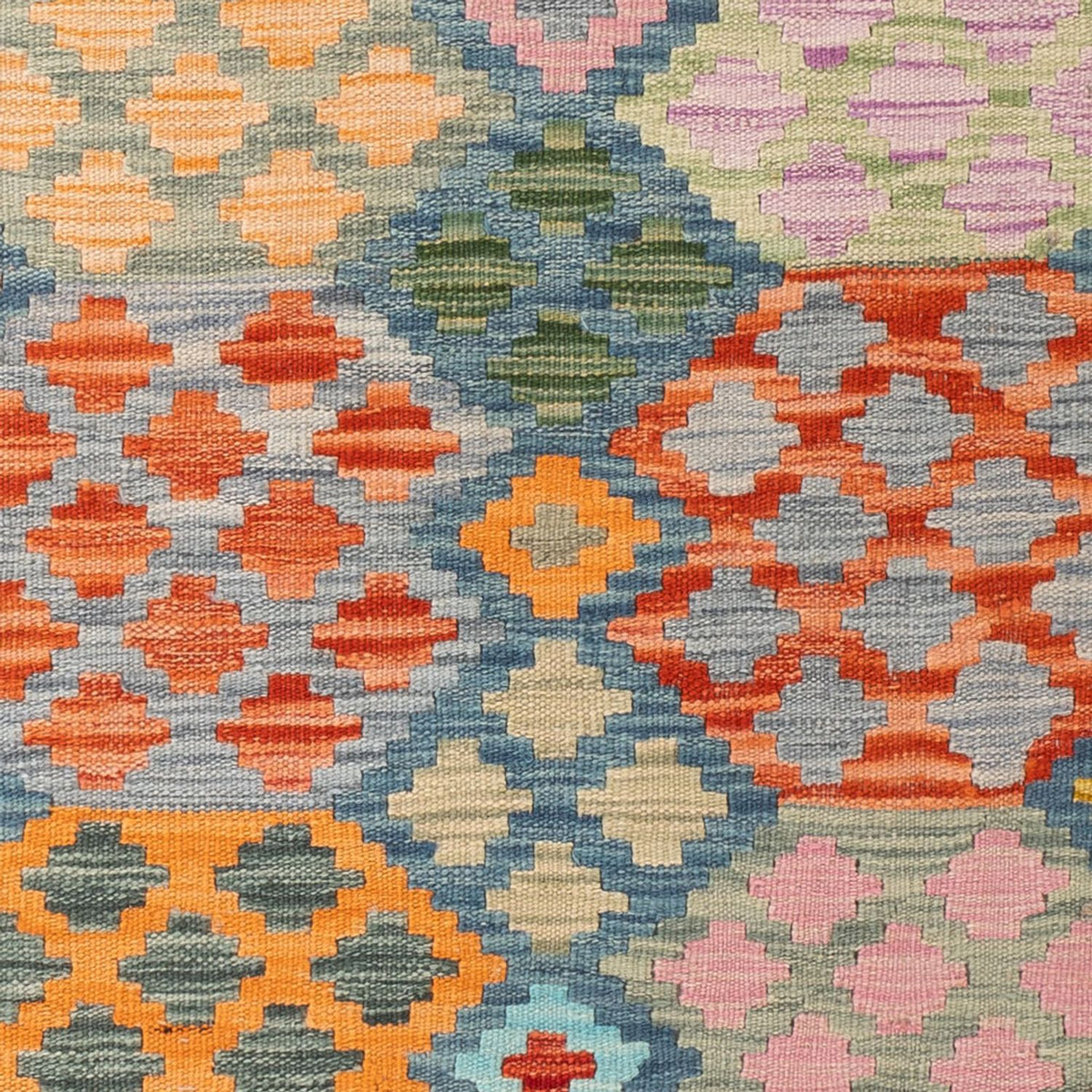 Dywan Kelim - Splash - 187 x 129 cm - wielokolorowy