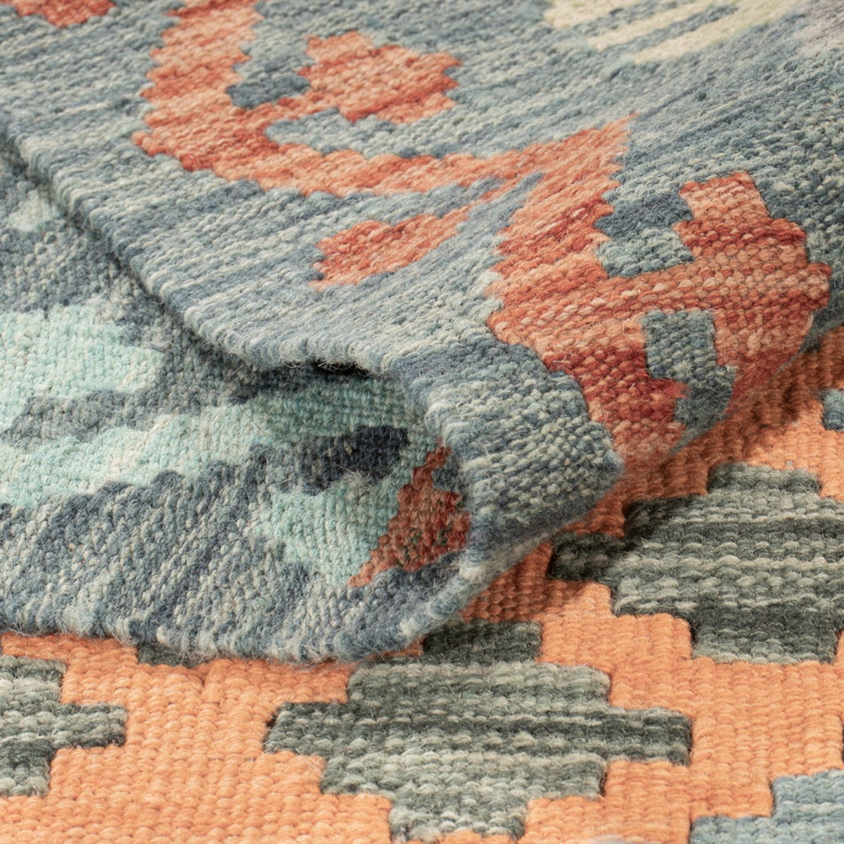 Dywan Kelim - Splash - 187 x 129 cm - wielokolorowy