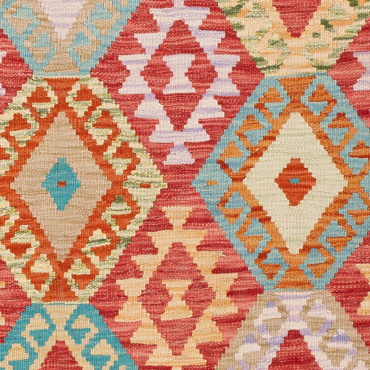 Dywan Kelim - Splash - 186 x 132 cm - wielokolorowy