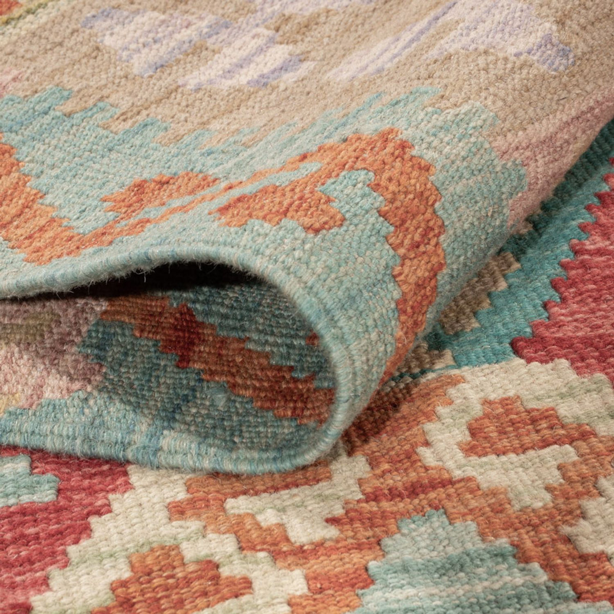 Dywan Kelim - Splash - 186 x 132 cm - wielokolorowy