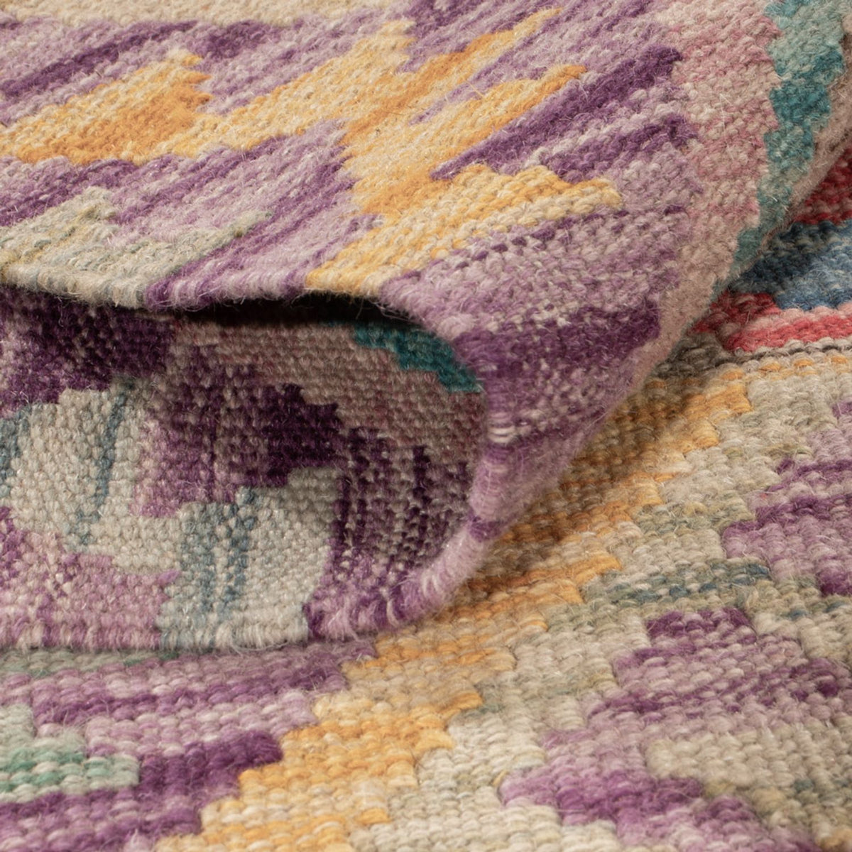 Dywan Kelim - Splash - 173 x 124 cm - wielokolorowy