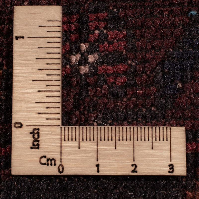 Dywan beludżycki - 207 x 127 cm - ciemna czerwień