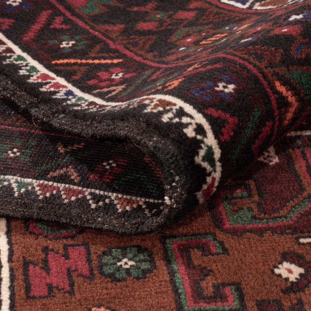 Biegacz Dywan beludżycki - 222 x 103 cm - ciemna czerwień