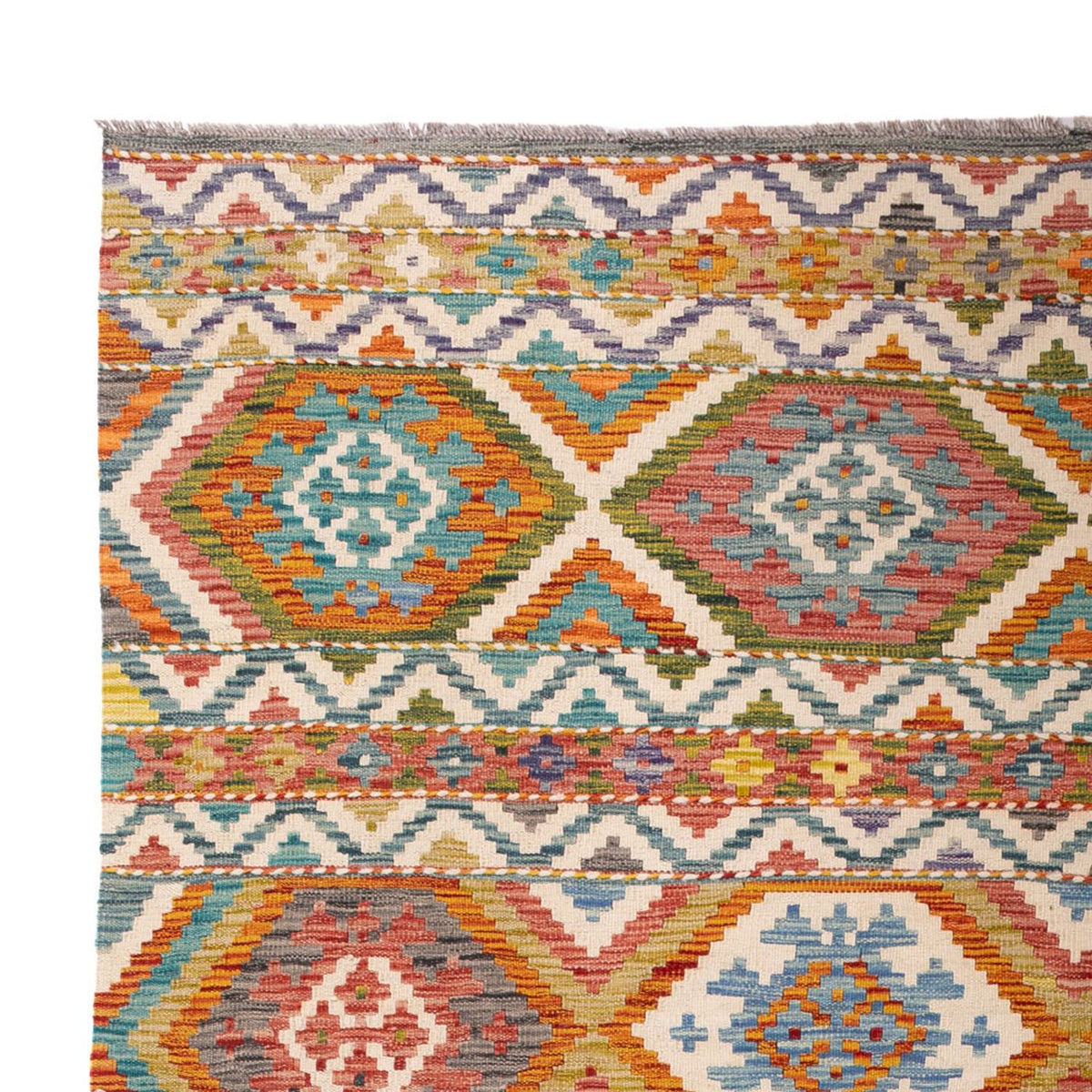 Dywan Kelim - Splash - 304 x 209 cm - wielokolorowy