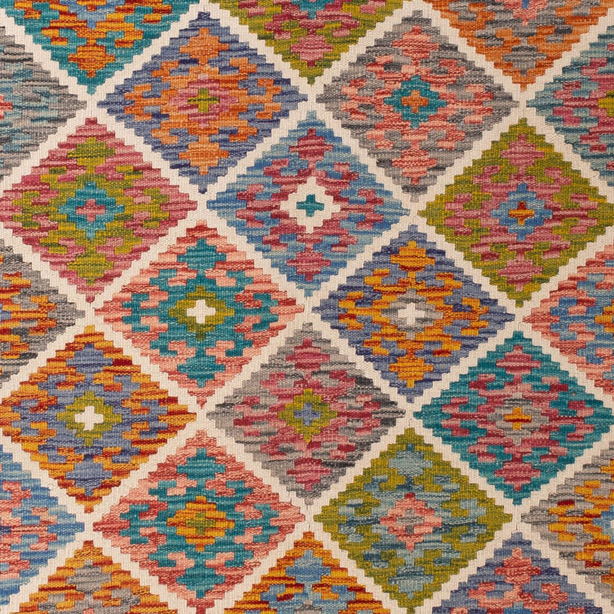 Dywan Kelim - Splash - 290 x 200 cm - wielokolorowy