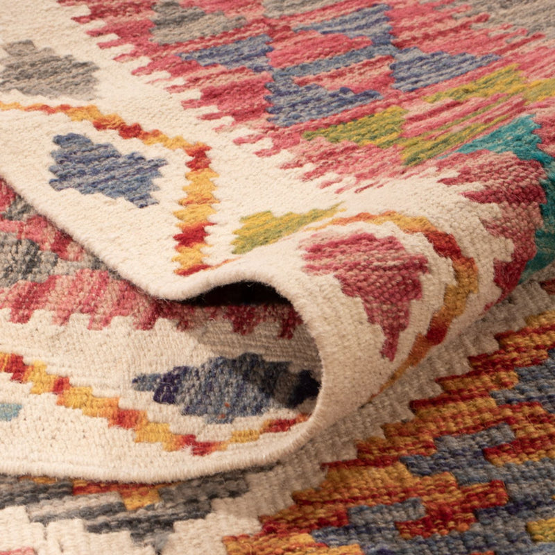 Dywan Kelim - Splash - 290 x 200 cm - wielokolorowy