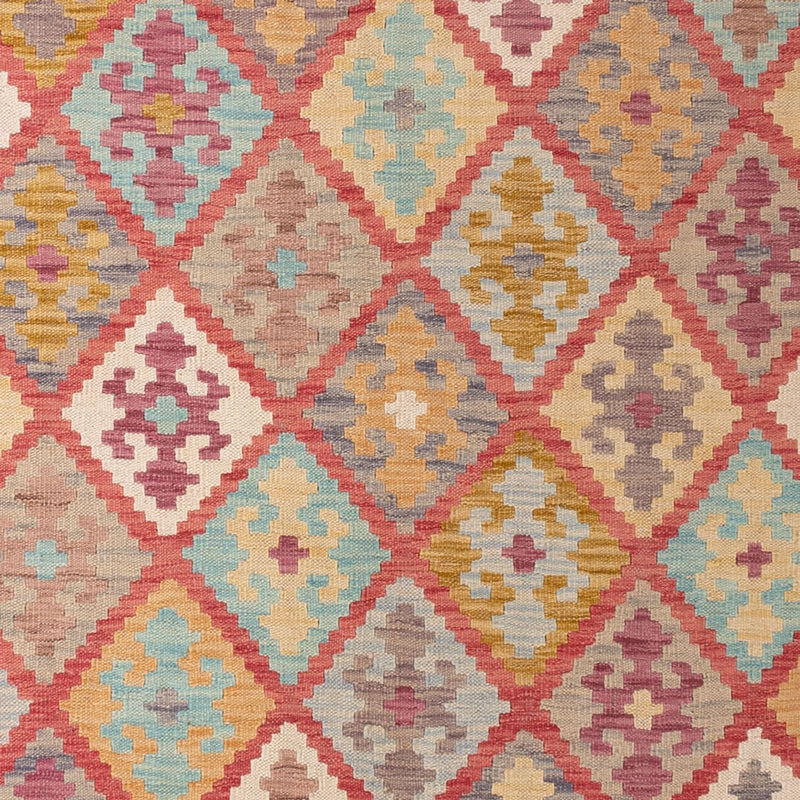 Dywan Kelim - Splash - 299 x 206 cm - wielokolorowy