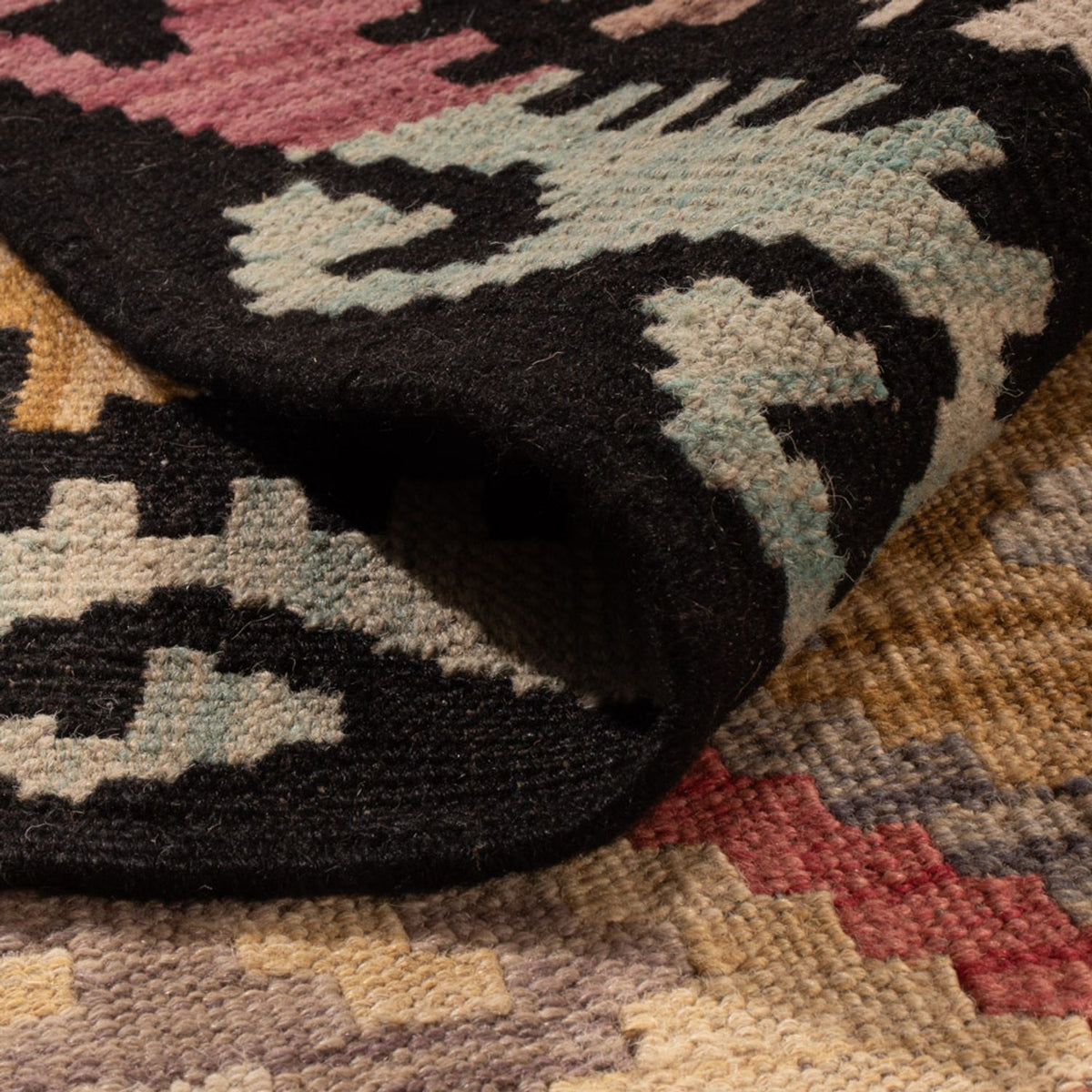 Dywan Kelim - Splash - 299 x 206 cm - wielokolorowy