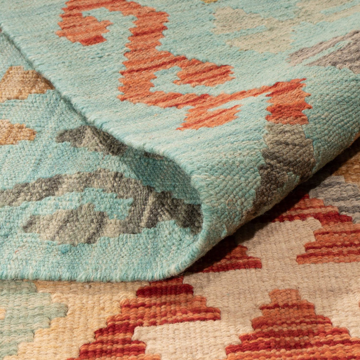 Dywan Kelim - Splash - 305 x 195 cm - wielokolorowy