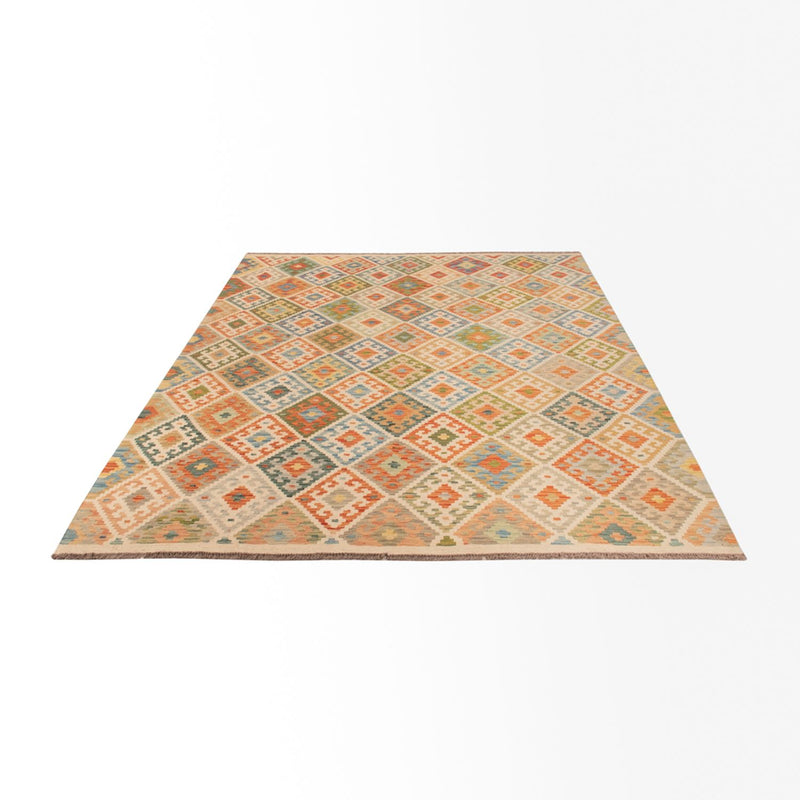 Dywan Kelim - Splash - 299 x 206 cm - wielokolorowy