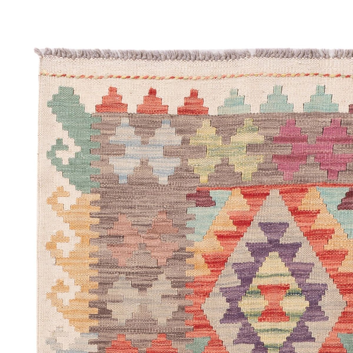 Dywan Kelim - Splash - 173 x 119 cm - wielokolorowy