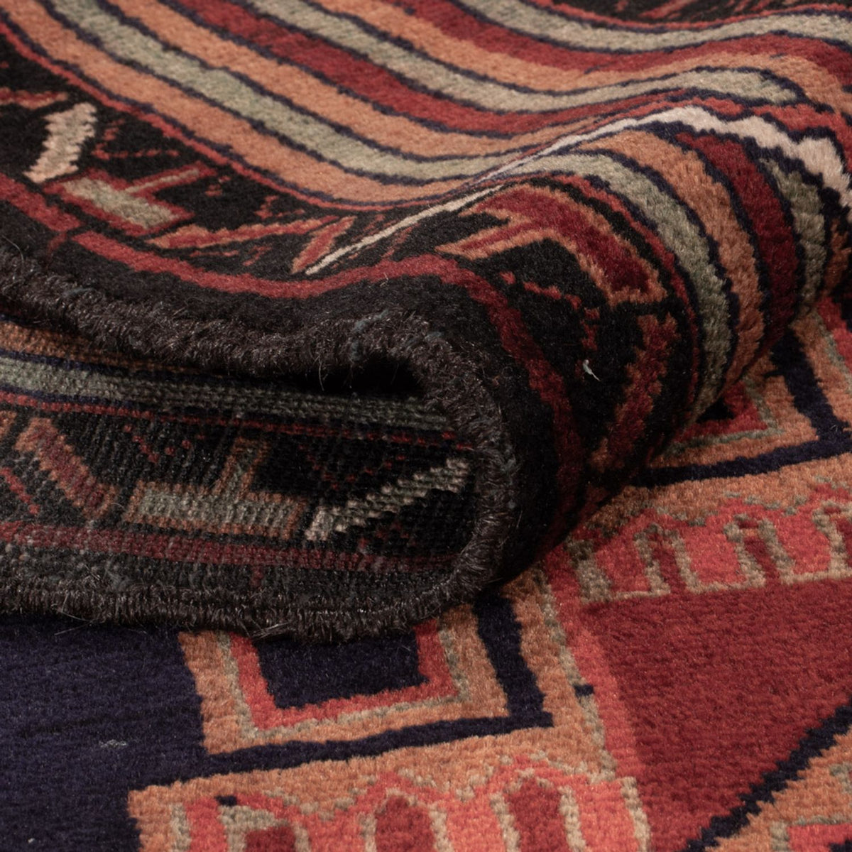 Dywan beludżycki - 200 x 122 cm - ciemna czerwień