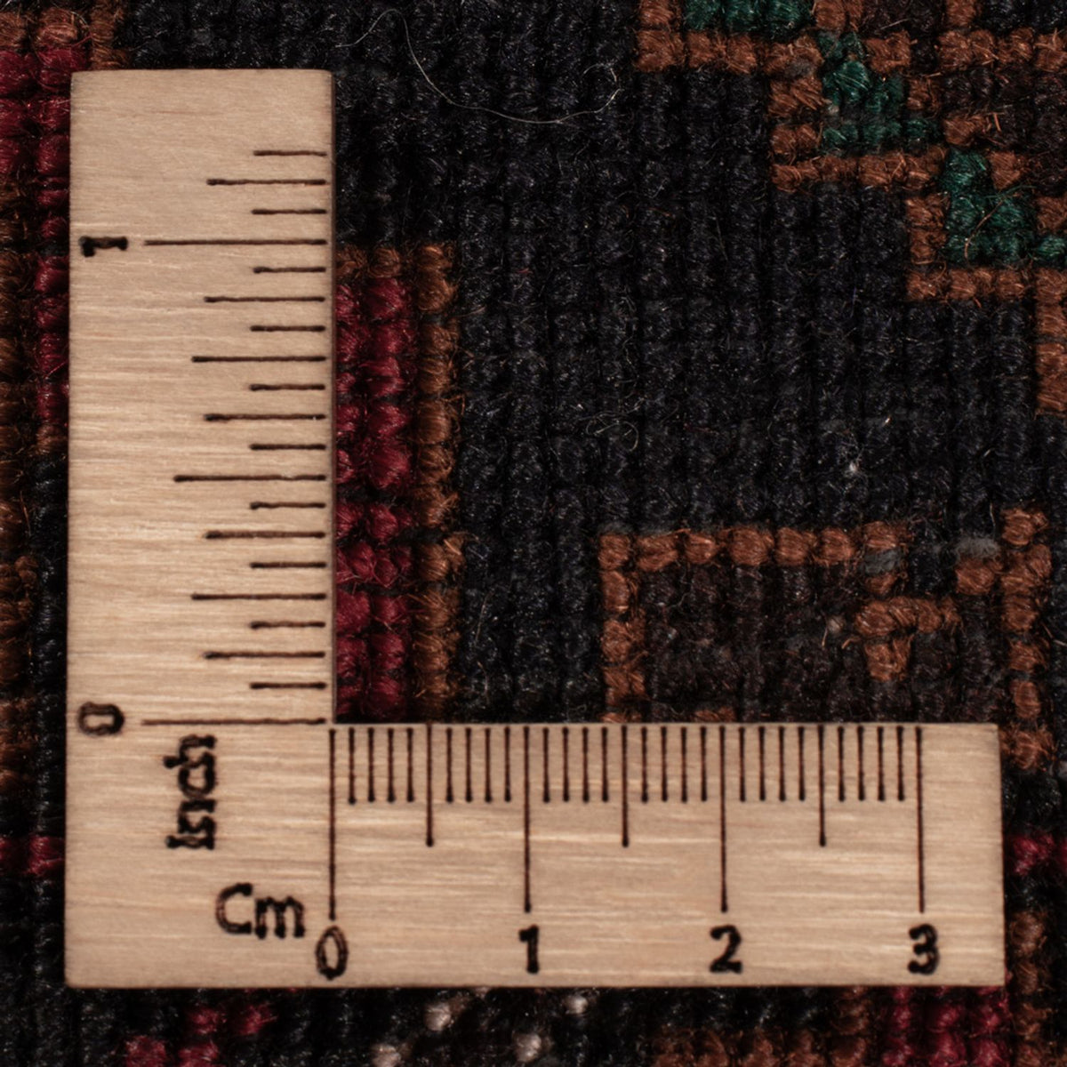 Dywan beludżycki - 213 x 128 cm - ciemna czerwień