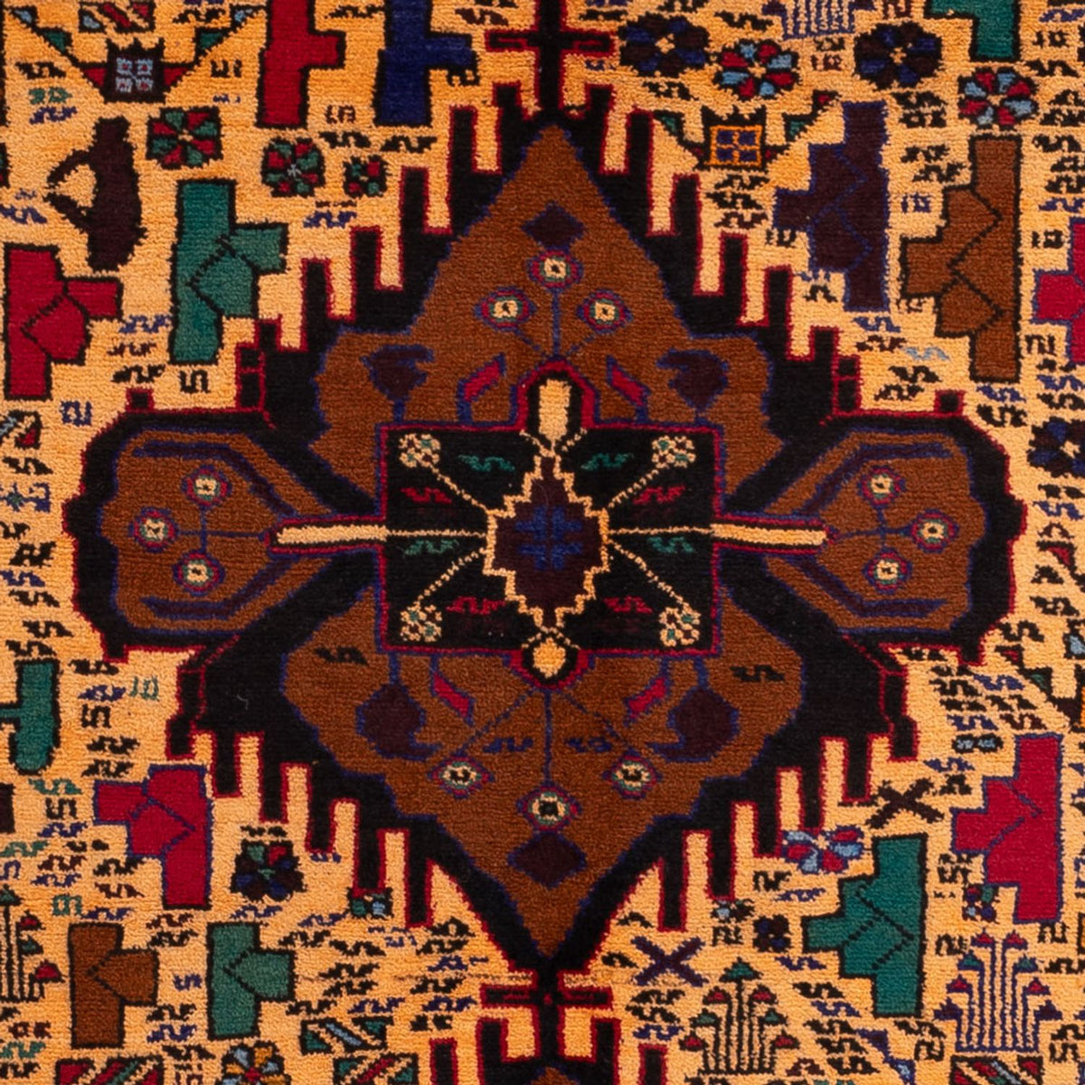 Dywan beludżycki - 197 x 116 cm - beżowy