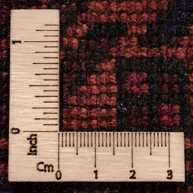 Dywan beludżycki - 193 x 130 cm - ciemna czerwień