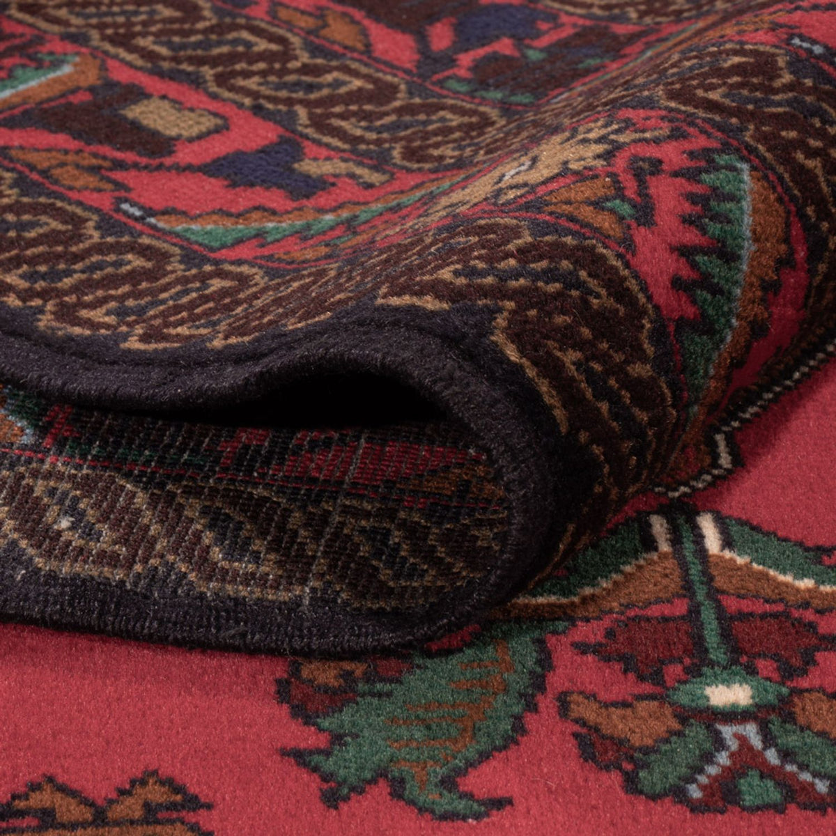 Dywan beludżycki - 201 x 123 cm - czerwony