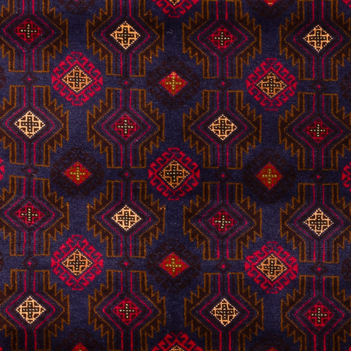 Dywan beludżycki - 194 x 122 cm - ciemna czerwień