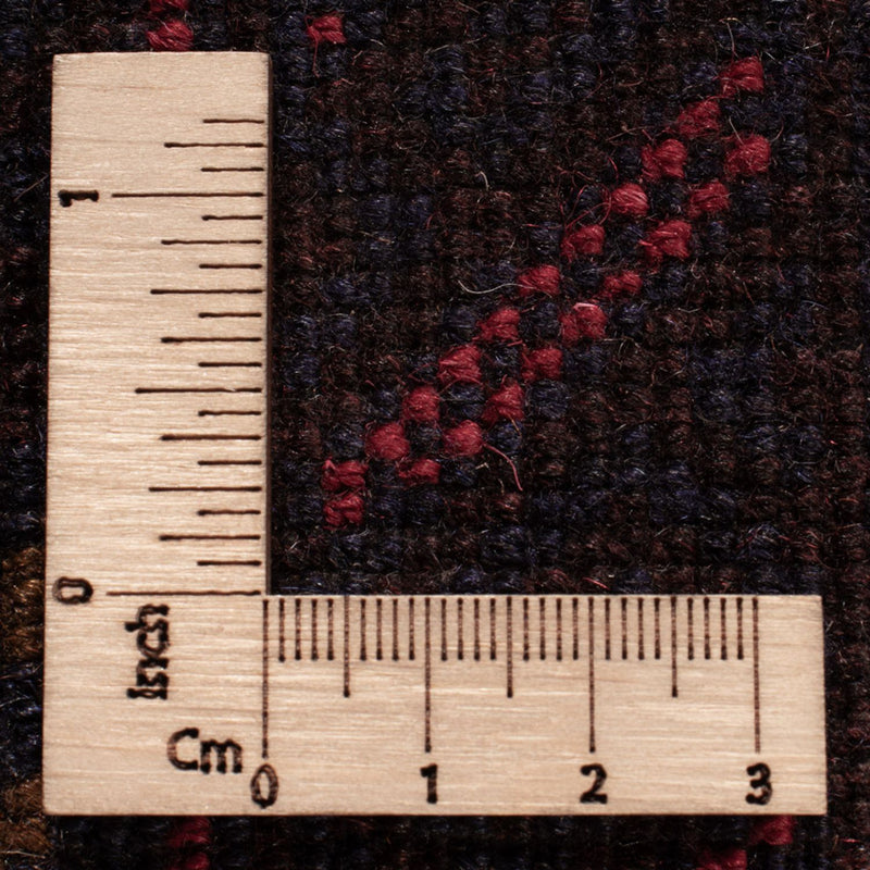 Dywan beludżycki - 194 x 122 cm - ciemna czerwień