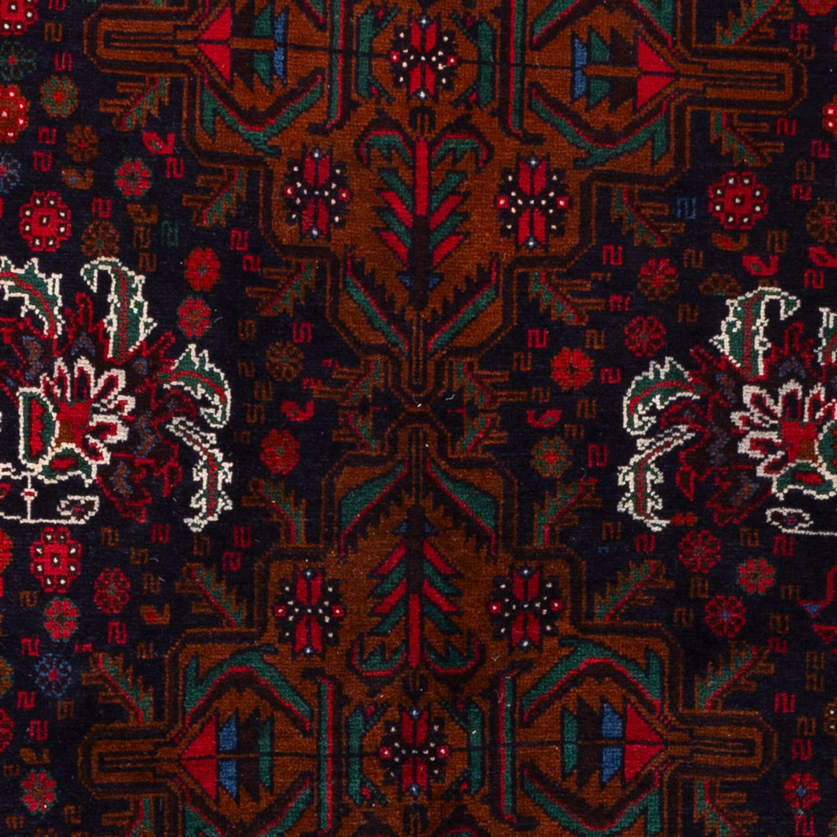 Dywan beludżycki - 202 x 119 cm - ciemna czerwień