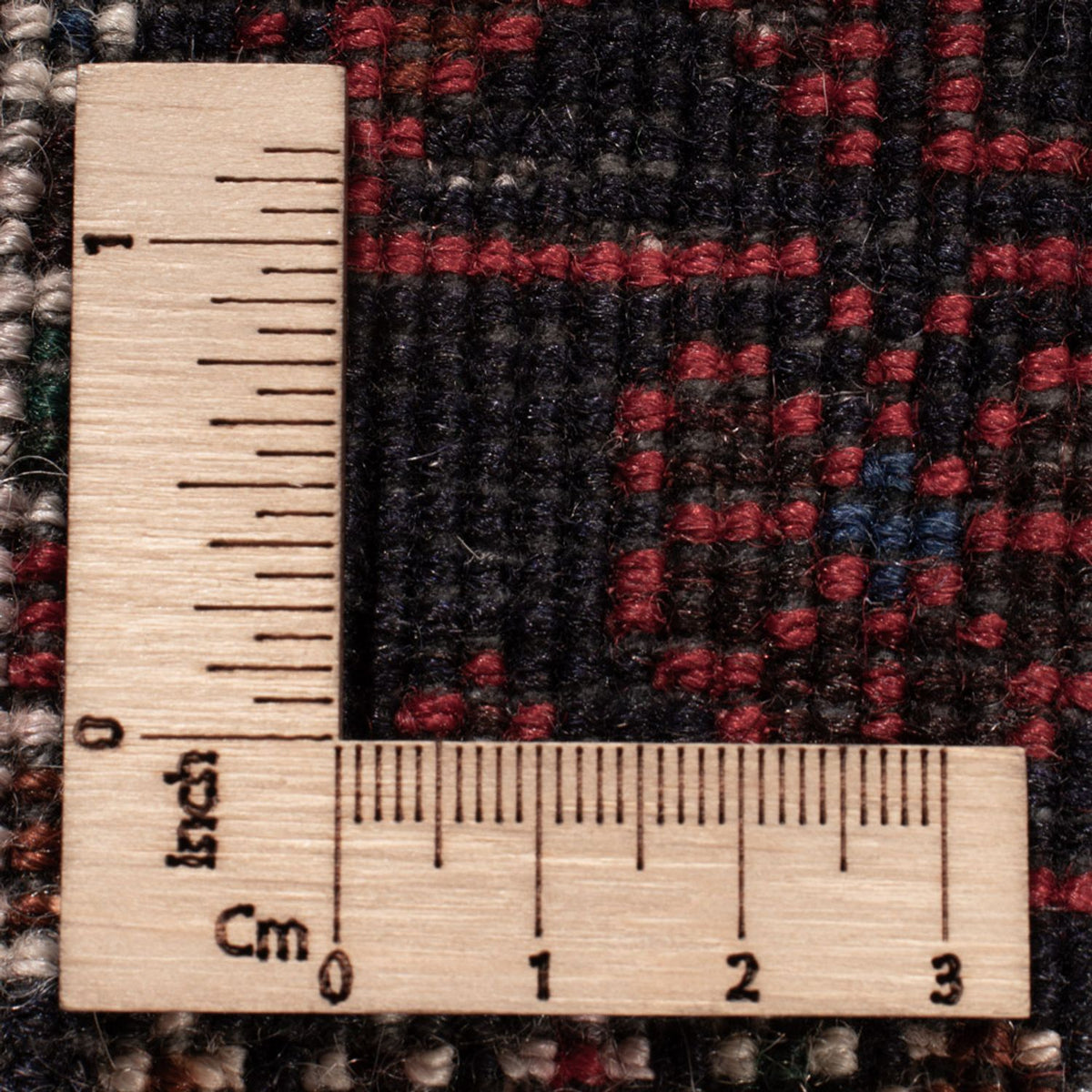 Dywan beludżycki - 202 x 119 cm - ciemna czerwień